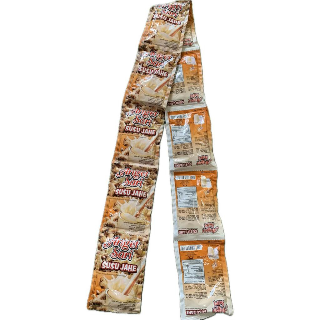 

Anget sari susu jahe 1 renceng isi 10 sachet