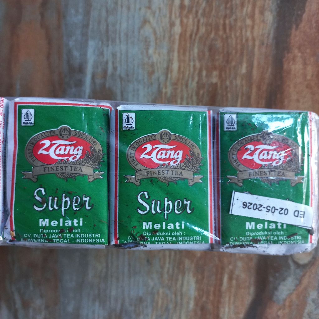 

2tang super melati | TEH 2 tang hijau melati 40gr @10 pcs