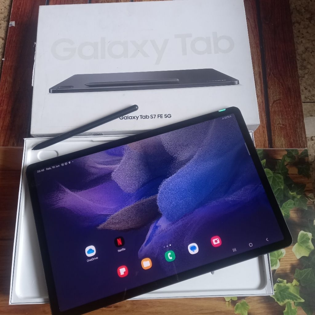 Samsung Galaxy Tab S7 Fe 5G Second Original