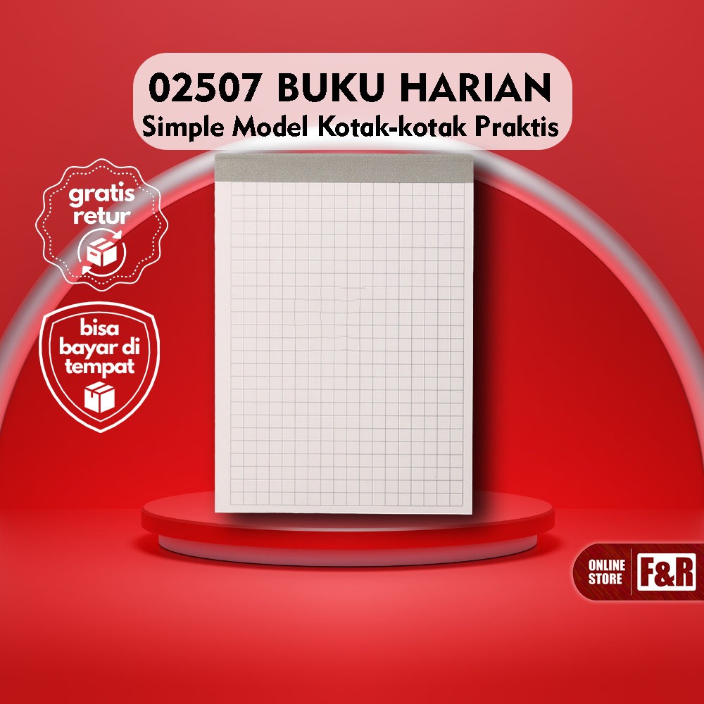 

Buku Harian Pola Grid Notebook Buku Notes Simpel Dan Praktis Buku Notes Kotak Serbaguna Desain Simple Gaya Minimalis