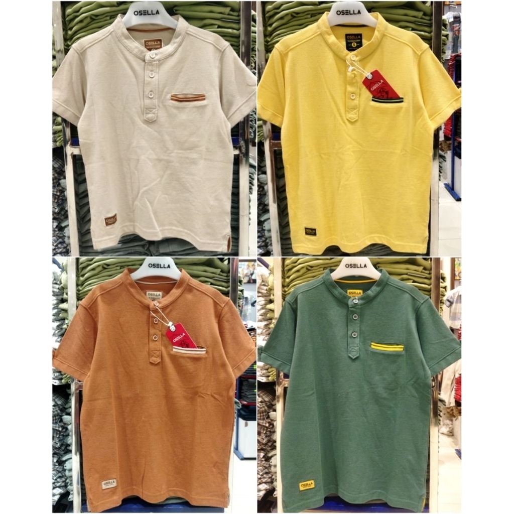 (4-14 tahun) KAOS SHANGHAI SEMI KOKO ANAK ORIGINAL OSELLA