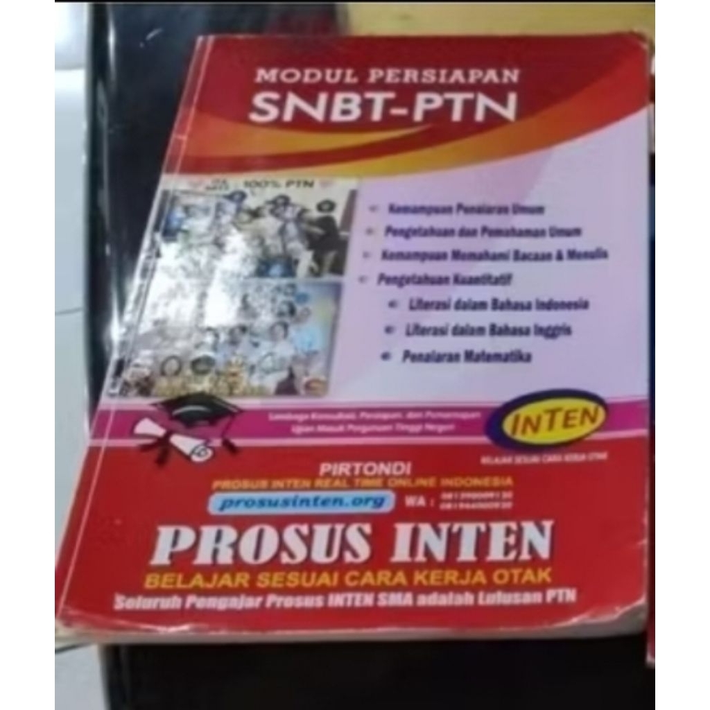 WTS PRELOVED BUKU INTEN PERSIAPAN SNBT
