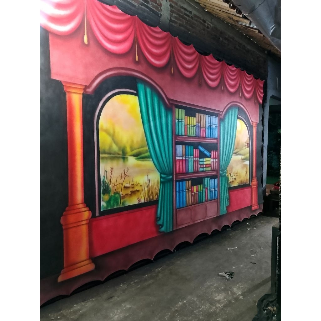 background wisuda 3x6m