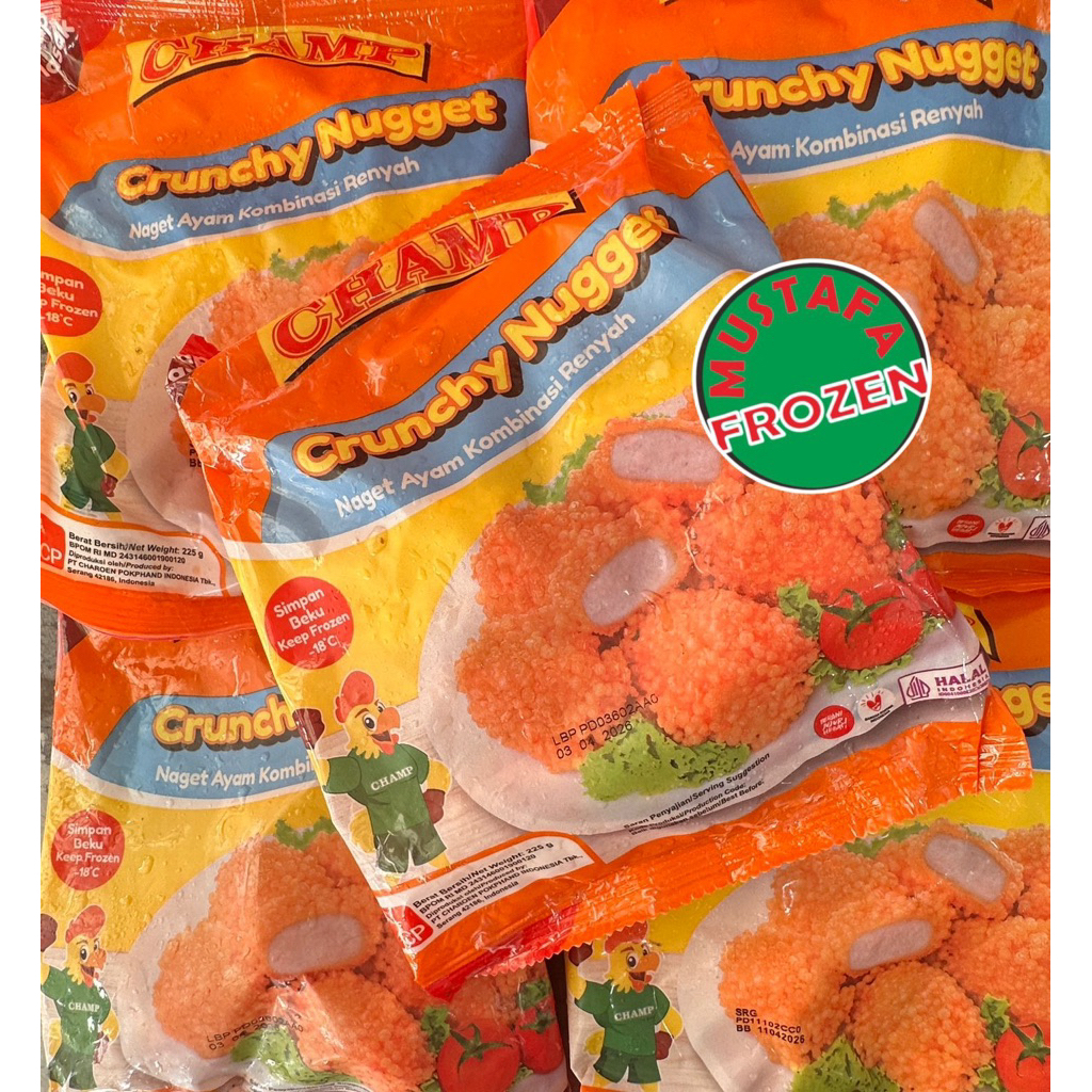 

Champ Naget Crunchy 225gr