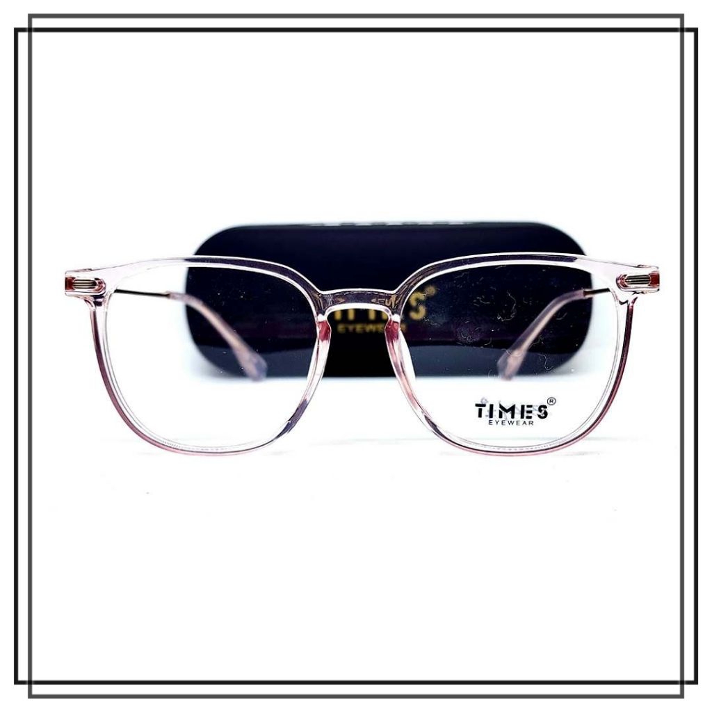 FRAME KACAMATA PLASTIK TIMES 2334 Model Keren Elegan ORIGINAL BRANDED Gagang LENTUR Kualitas Bagus H