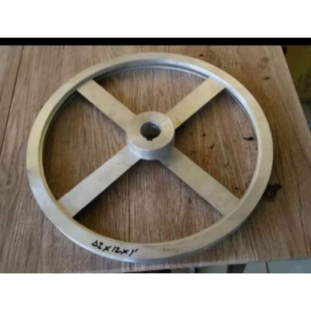 Pully A1 12 inch as 1 inch 25,4 mm puli aluminium