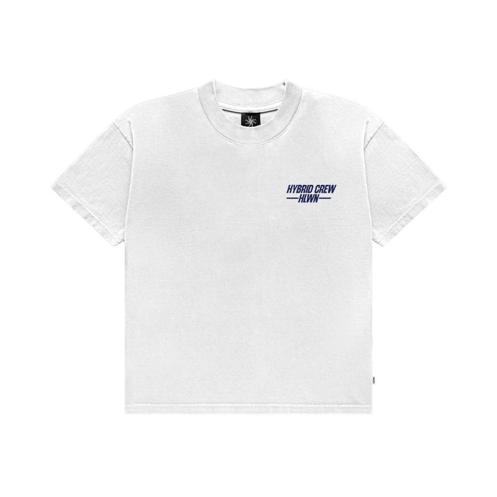 HLWN Running Unisex Oversize Short Sleeve Tee White - Wallace