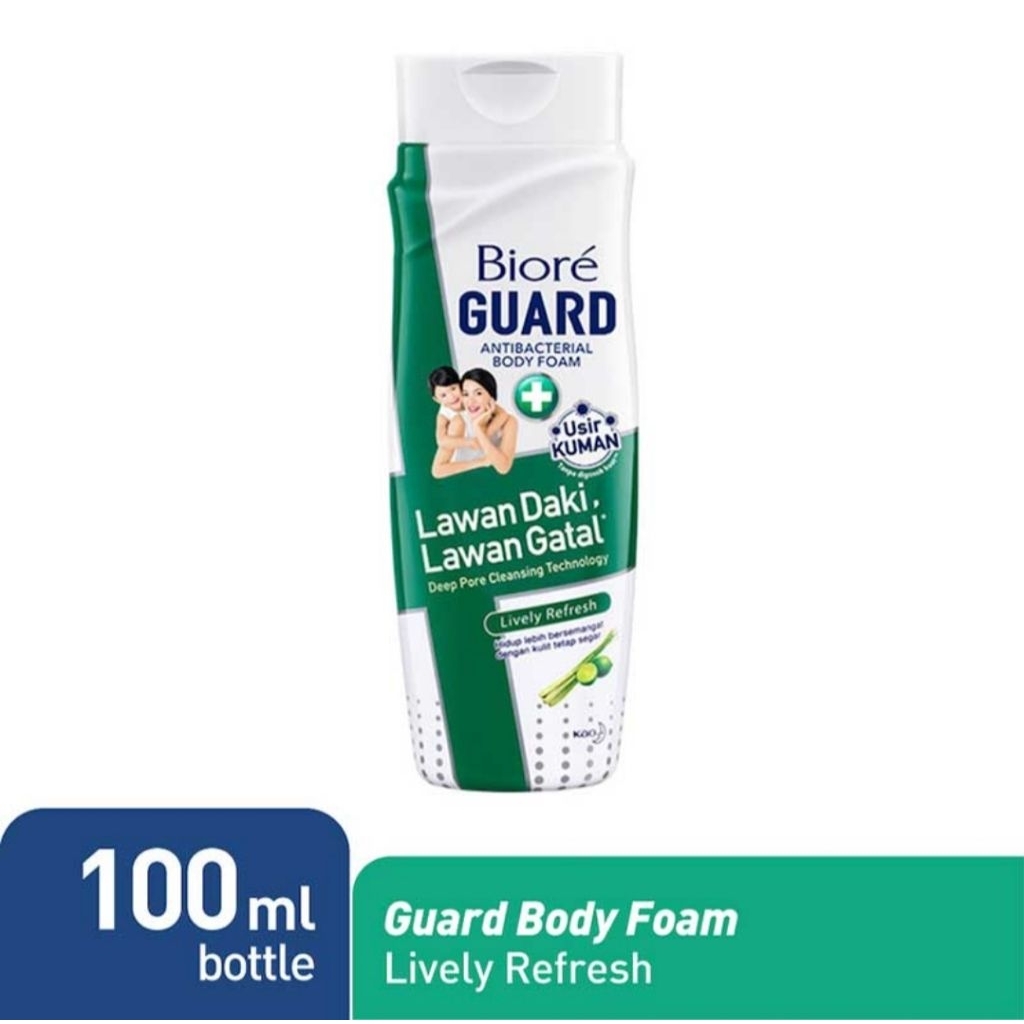 Sabun Cair Biore Guard Body Foam Lively Refresh 100ml