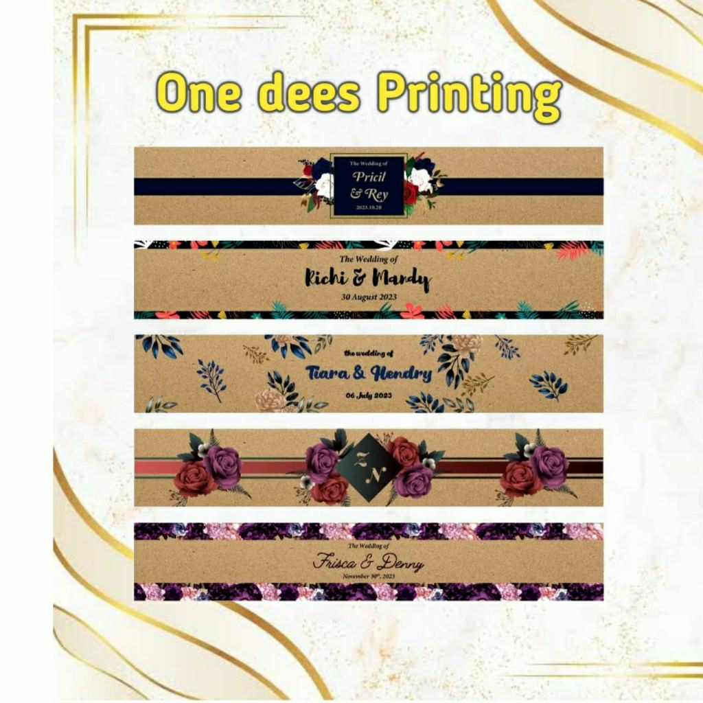 

label hijab ,souvenir craft one dees printing