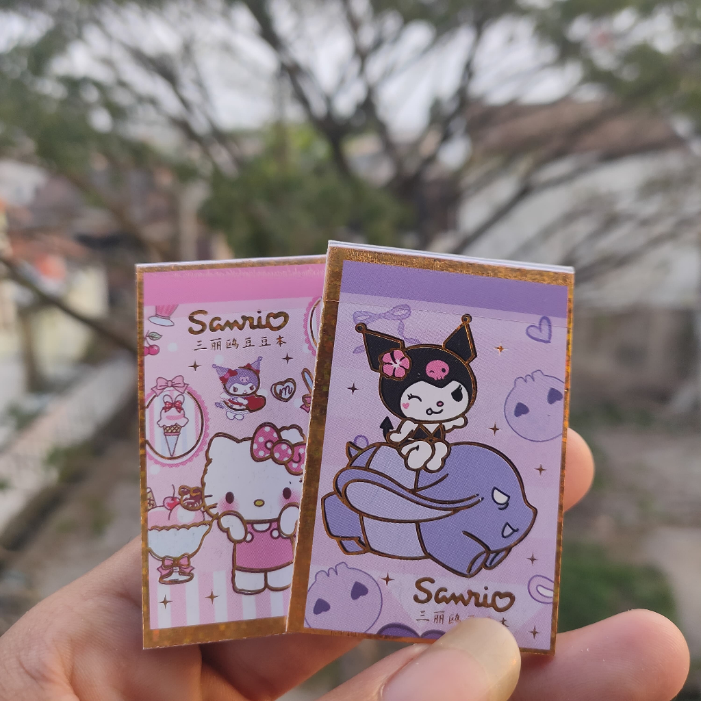 

sticker notes book mas sanrio / mainan stiker tempel anak lucu