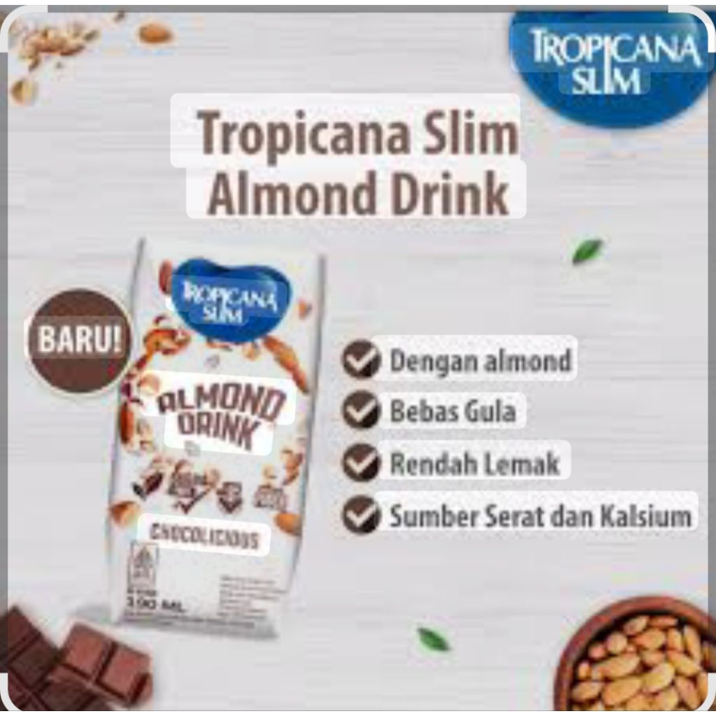 

tropicana slim almond drink choco 190ml
