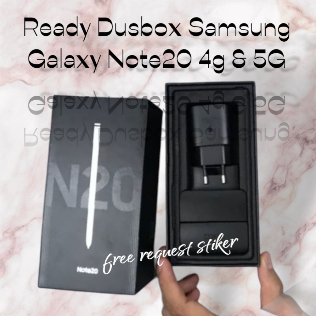 

dus box samsung note20 5g fullset