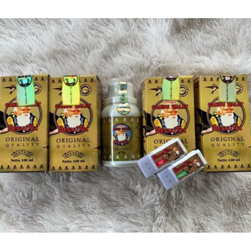 ( Bestseller ) Minyak Candu Walet Cap Orang Tua isi 100 ML Asli Original