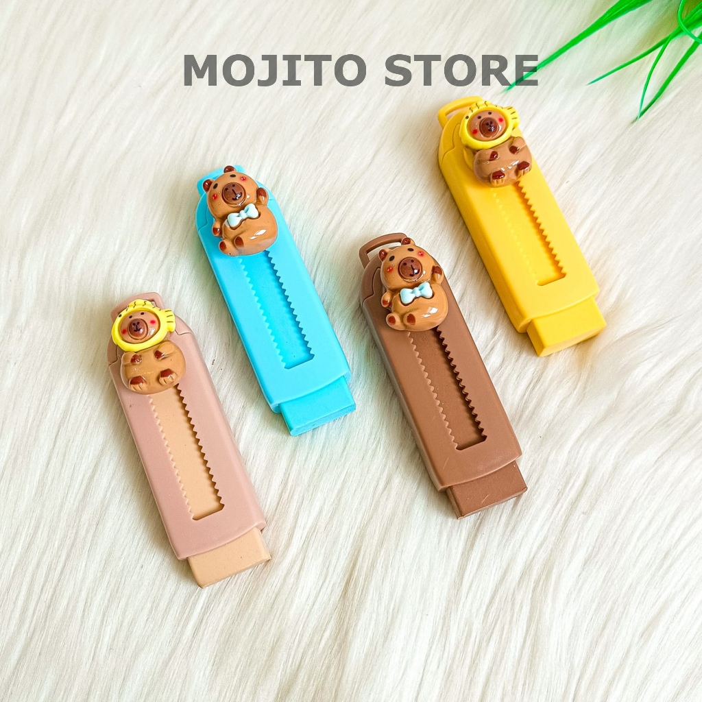 

PENGHAPUS MEKANIK MODEL CUTTER CAPYBARA PUSH PULL RETRACTABLE MECHANIC ERASER SETIP HAPUSAN SETIP