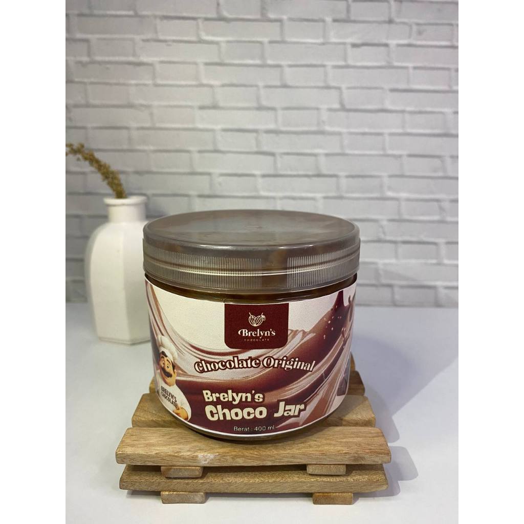 

[Coklat 400 mL] Brelyn's Choco Jar Rasa Chocolate Original 400 mL