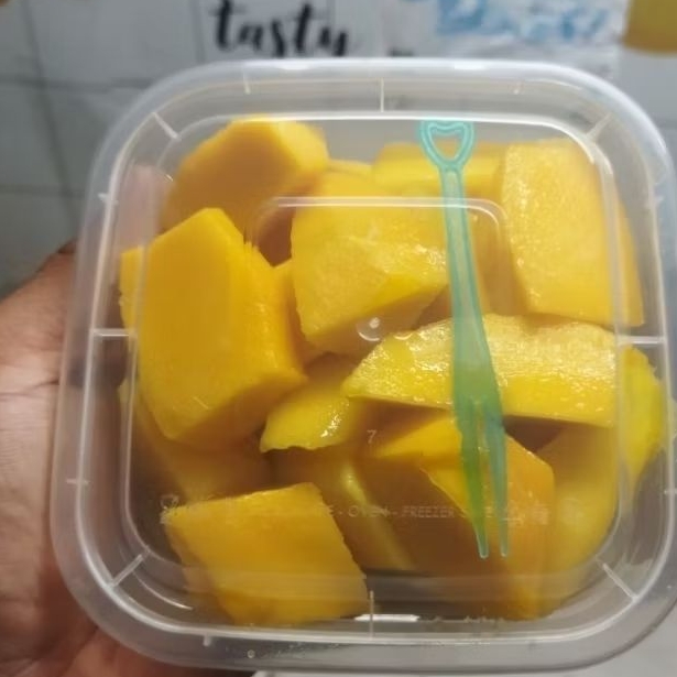 

kirim instan/sameday buah potong mangga 350 ml