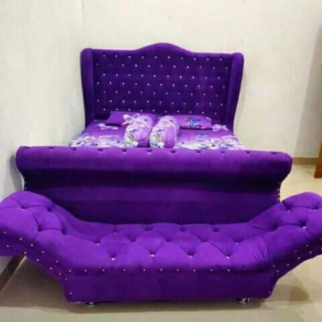 Divan Jaguar+puk mewah kain bludru 180x200