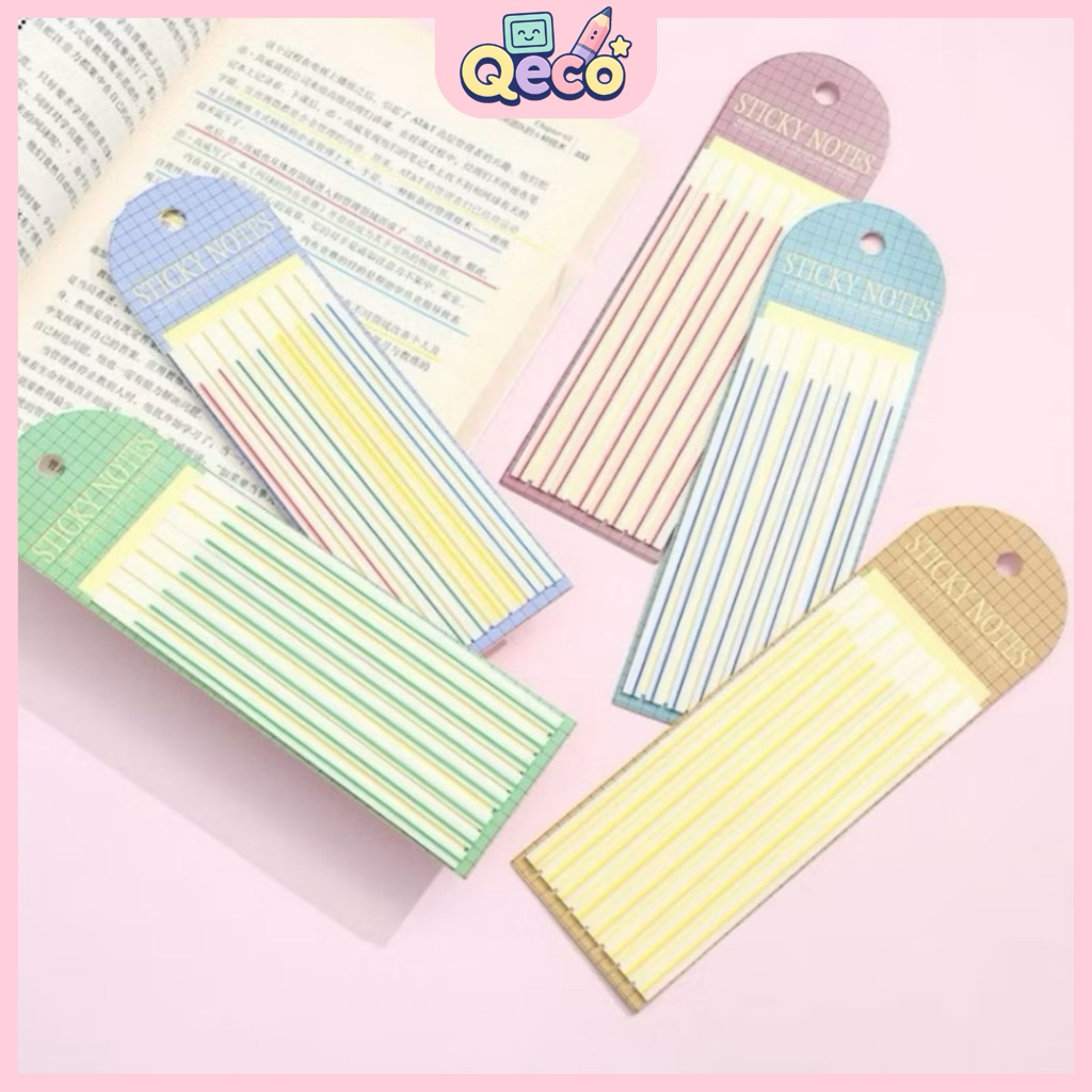 

Underlining PET Sticky Notes - Sticky Note Plastik Untuk Garis Bawah - Sticky Pengganti Highlighter