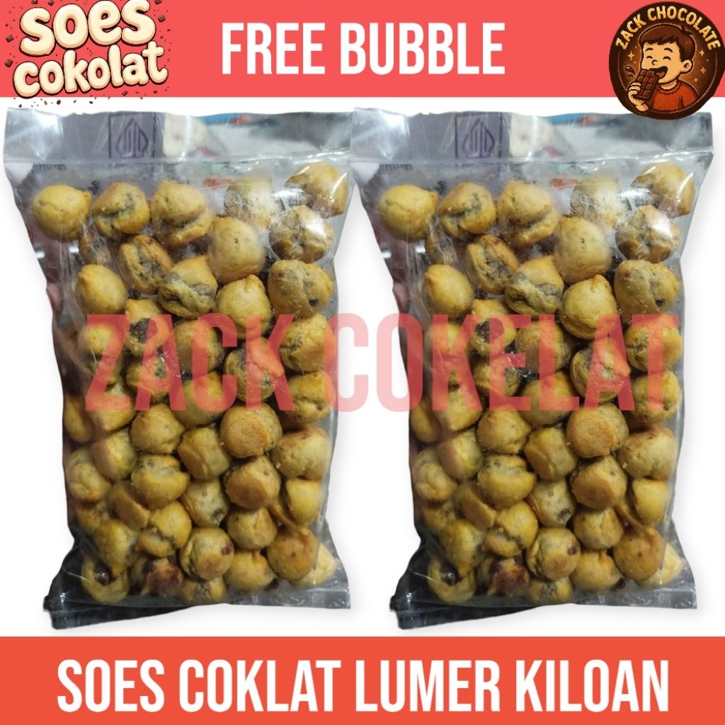 

Soes Coklat Micky 1kg – Snack Mini Sus Kering Isi Coklat Viral & Enak