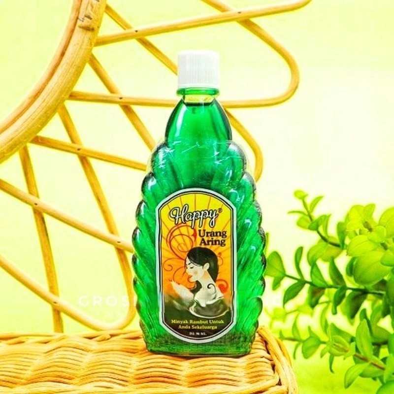 MINYAK URANG ARING ASLI HAPPY KEMIRIKU - MINYAK URANG ARING UNTUK RAMBUT HITAM SEHAT KUAT TEBAL