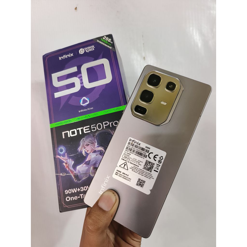 infinix note 50 pro 8/256 second lengkap garansi resmi