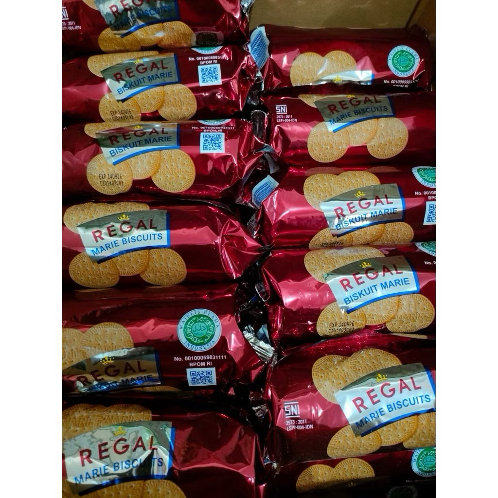 

Regal marie biskuit superior 230 gram Makanan Cemilan Kering Cookies Biscuit Snack