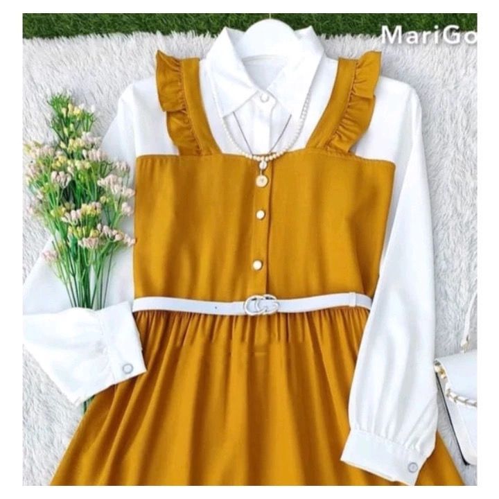 GAMIS REMAJA 2025 TERBARU LIVY DRESS /GAMIS REMAJA KOREAN STYLE