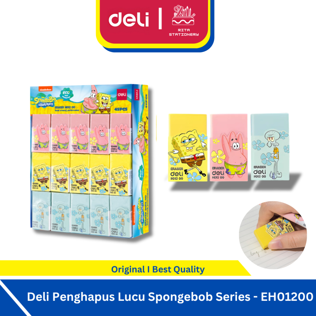 

Deli Penghapus Lucu SpongeBob Patrick Squidward Series - EH01200