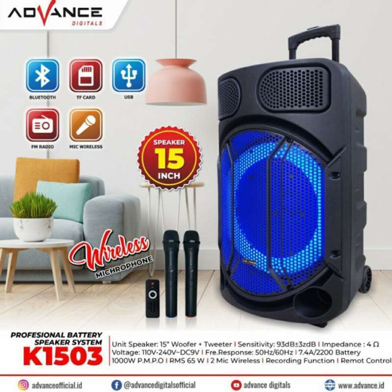 SPEAKER ADVANCE K1503, SPEAKER PORTEBEL