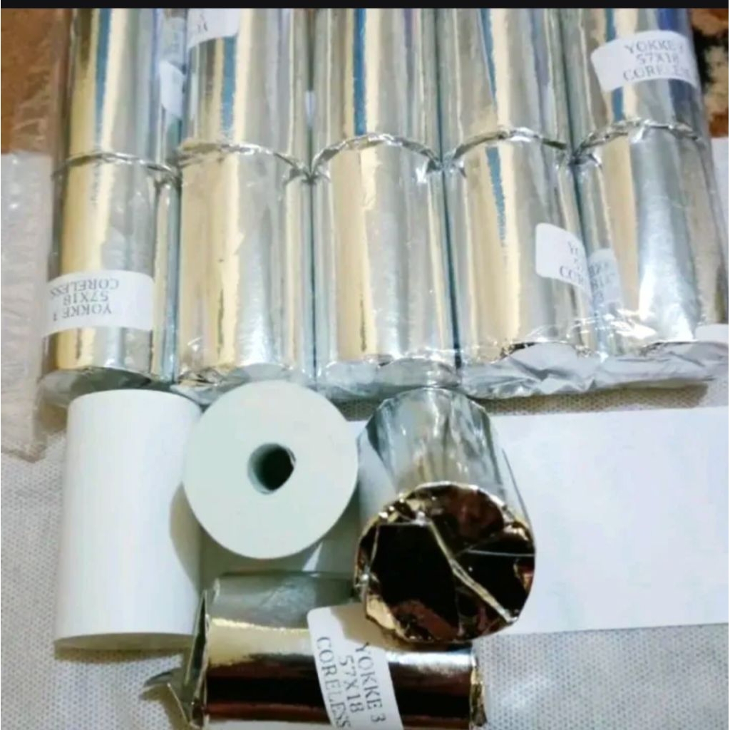 

10pcs kertas thermal 58x40mm eds printer 58mm