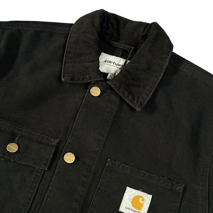 Carhartt WIP Michigan Black Aged Canvas Coat BNWT Ready Stock Original