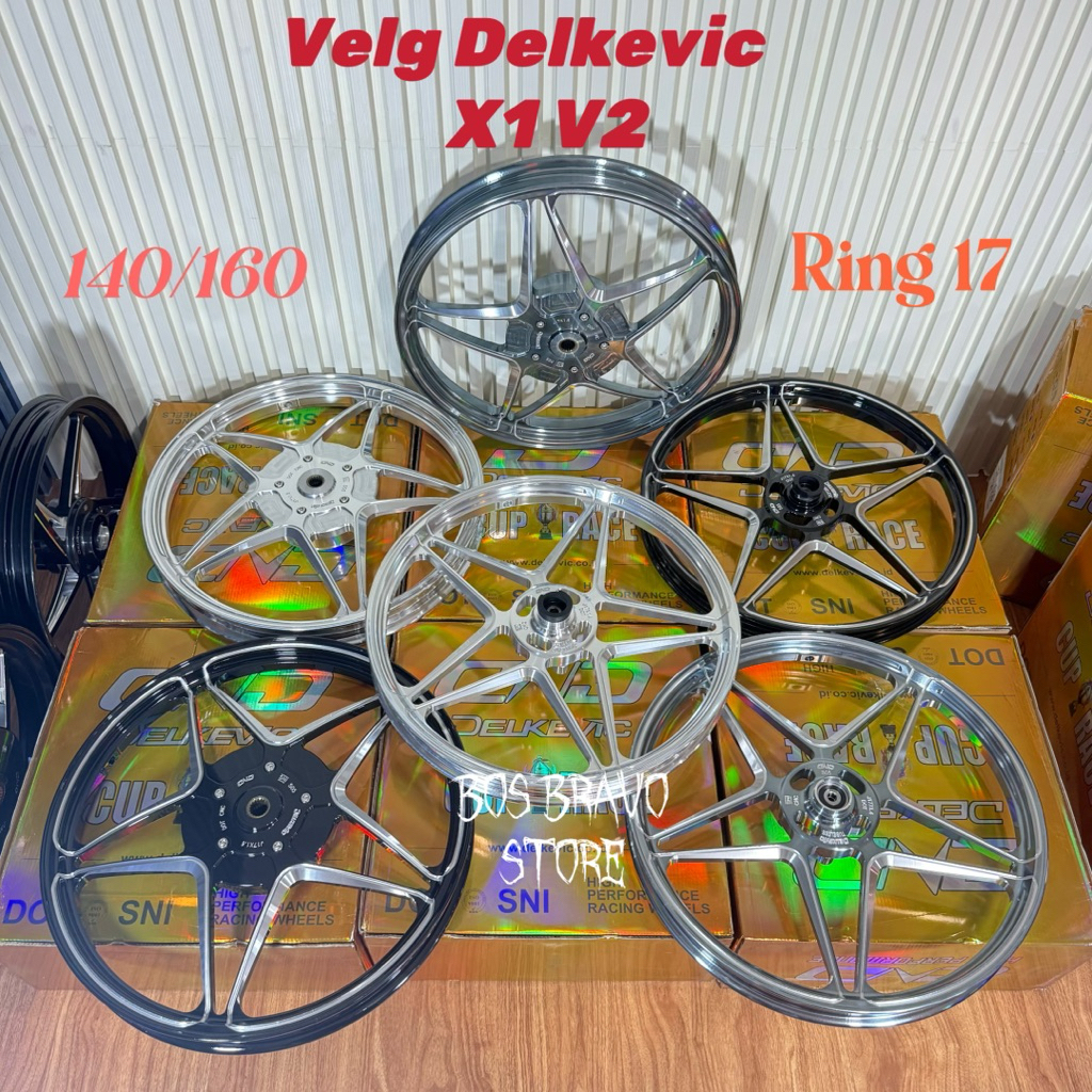 Velg Racing Delkevic X1 V2 DND Ring 17 Beat Scoopy Vario 110 125 150 160 CBS Mio Sporty Soul Smile N
