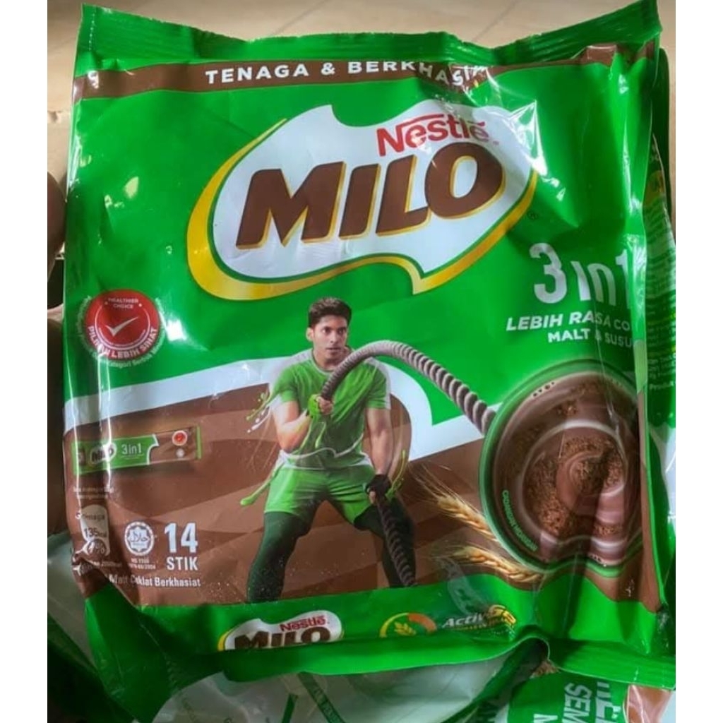 

Milo 3in1 isi 14, 16 dan 26