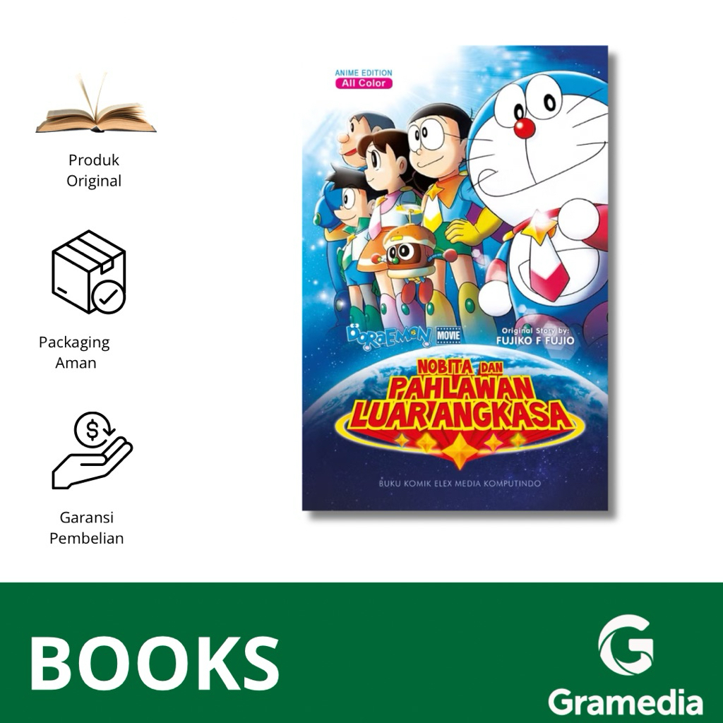 Gramedia Daan Mogot - Doraemon Movie: Nobita dan Pahlawan Luar Angkasa