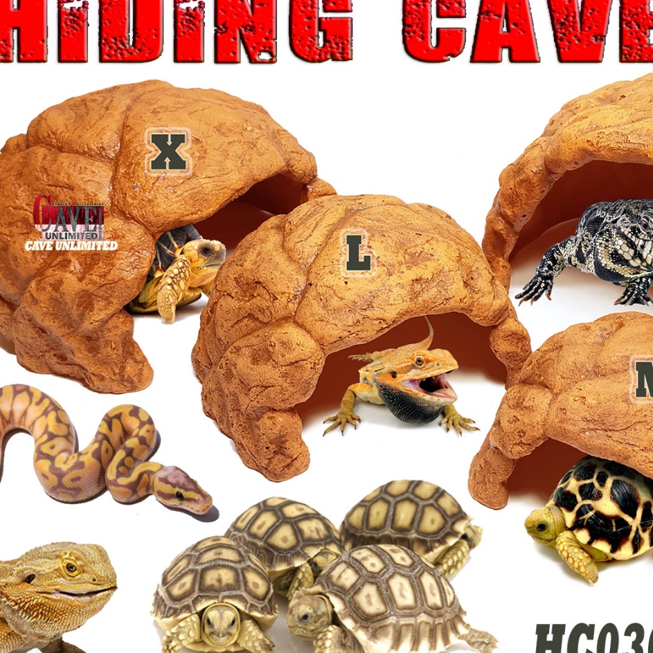 HIDING CAVE HIDINGCAVE HC36 X XTRA GUA GOA RUMAH TEMPAT SEMBUNYI PERSEMBUNYIAN NGUMPET REPTILE TORTO