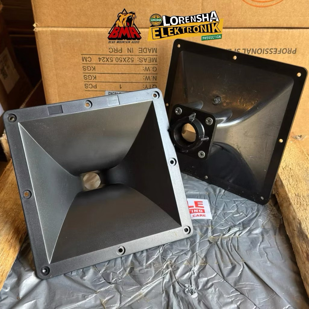 Corong / Horn Tweeter Ukuran 22 x 22 Polycarbonate