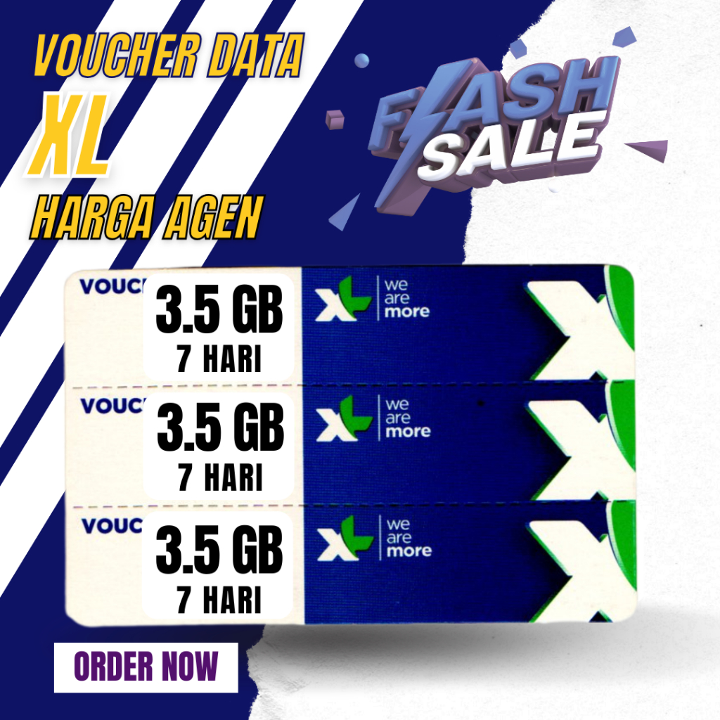 Voucher Data XL 3,5 GB 7 Hari