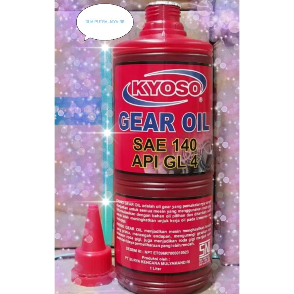 OLI GARDAN / OLI GEAR / OLI TRANSMISI KYOSO GEAR OIL SAE 140 GL-4 1 LITER