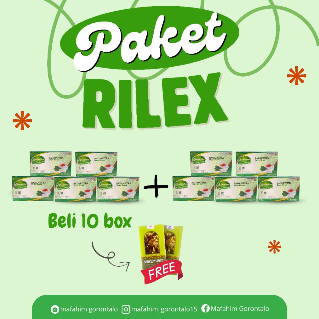 

SADAPUTEA Paket Rilex teh daun sirsak no 1.