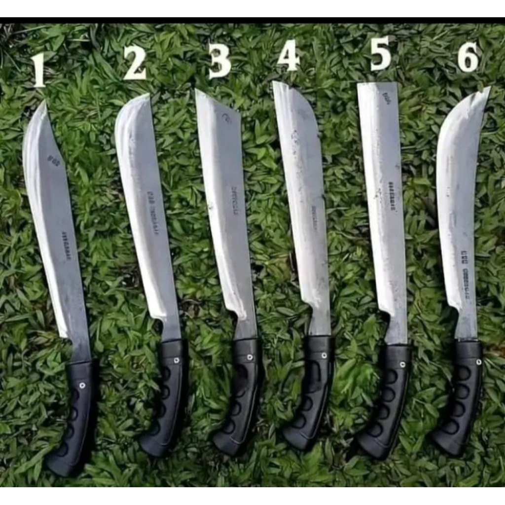 pisau panjang bahan baja per asli