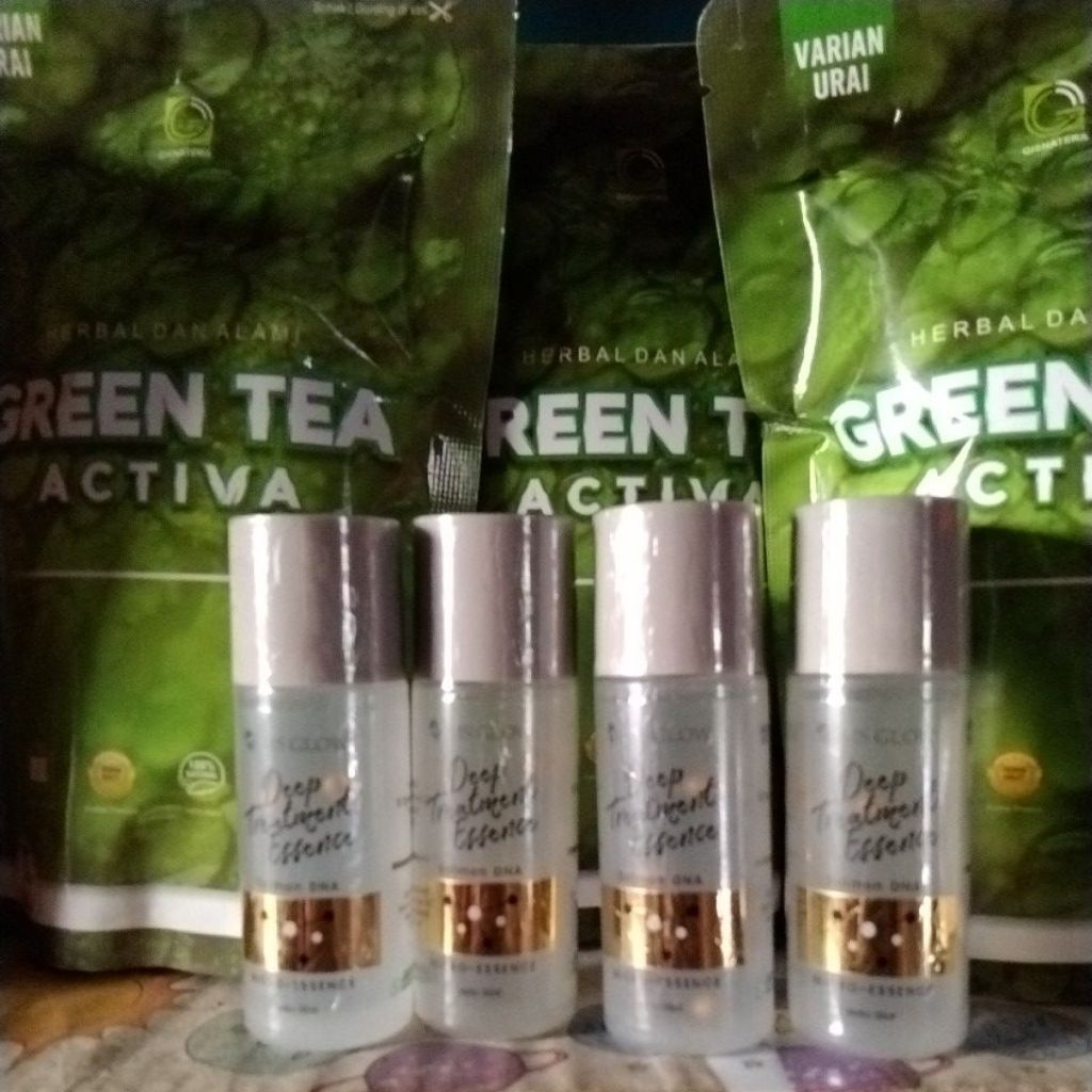 

(PAKET PROMO) 3 GTA GRATIS SERUM Dna Salmon Ms glow Green tea activa urai 60 gr/peluntur lemak ampuh
