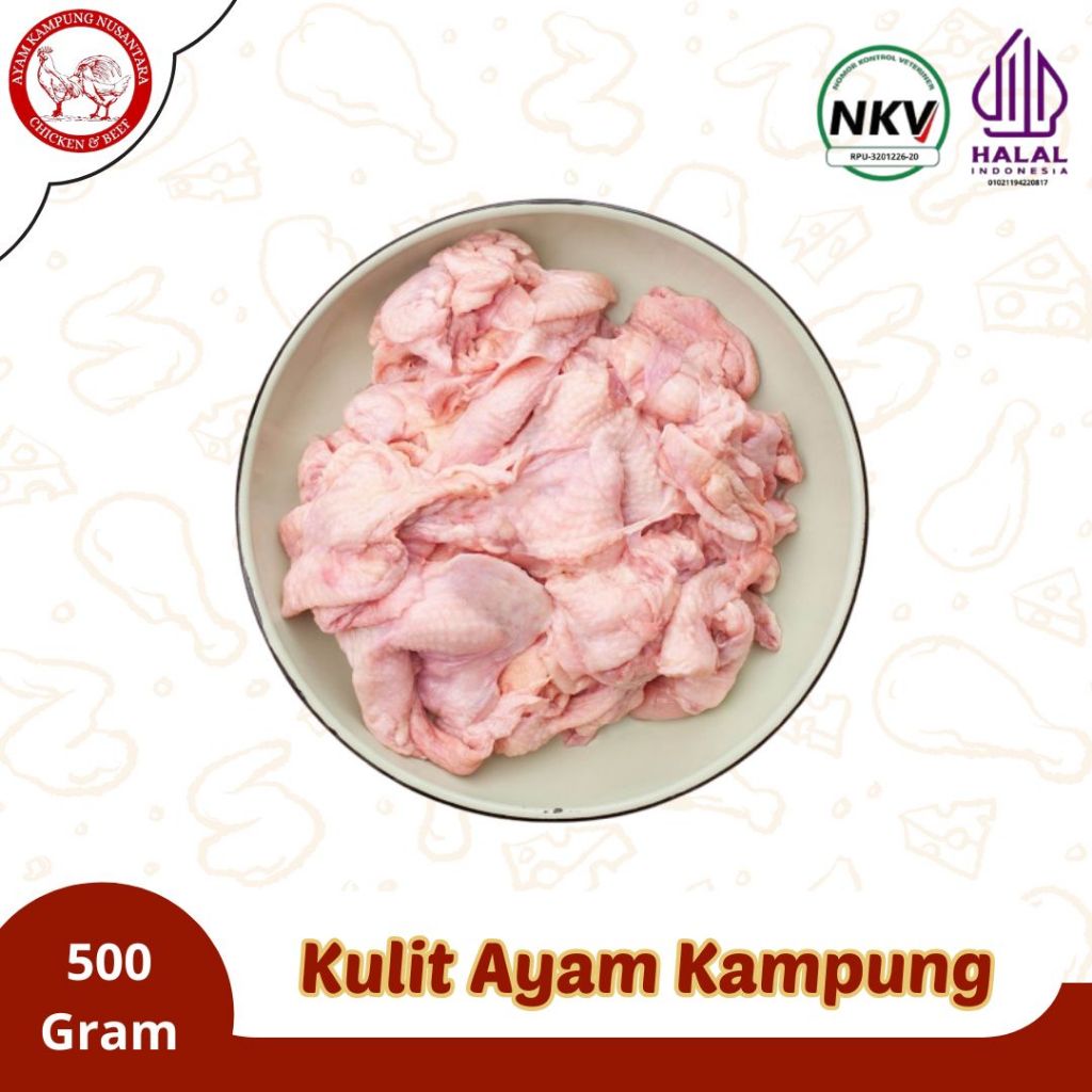 

KULIT AYAM KAMPUNG 500 GRAM (HALAL & ORGANIC)