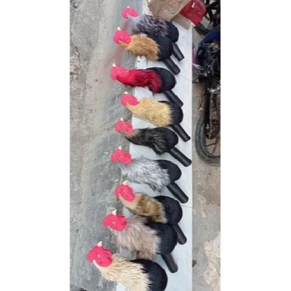 Boneka Kepala Ayam untuk Latihan Ayam Laga Tanding