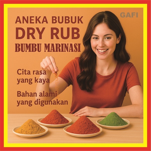 

Dry Rub Bumbu Marinasi Powder 1Kg Diet Kiloan 1 Kg Rasa Meresap, Aroma Menggoda Bubuk Kering Premium untuk BBQ, Ayam Goreng, Daging Bakar, Taburan Camilan & Masakan Sehat Tanpa Pengawet, bukan healthy republic