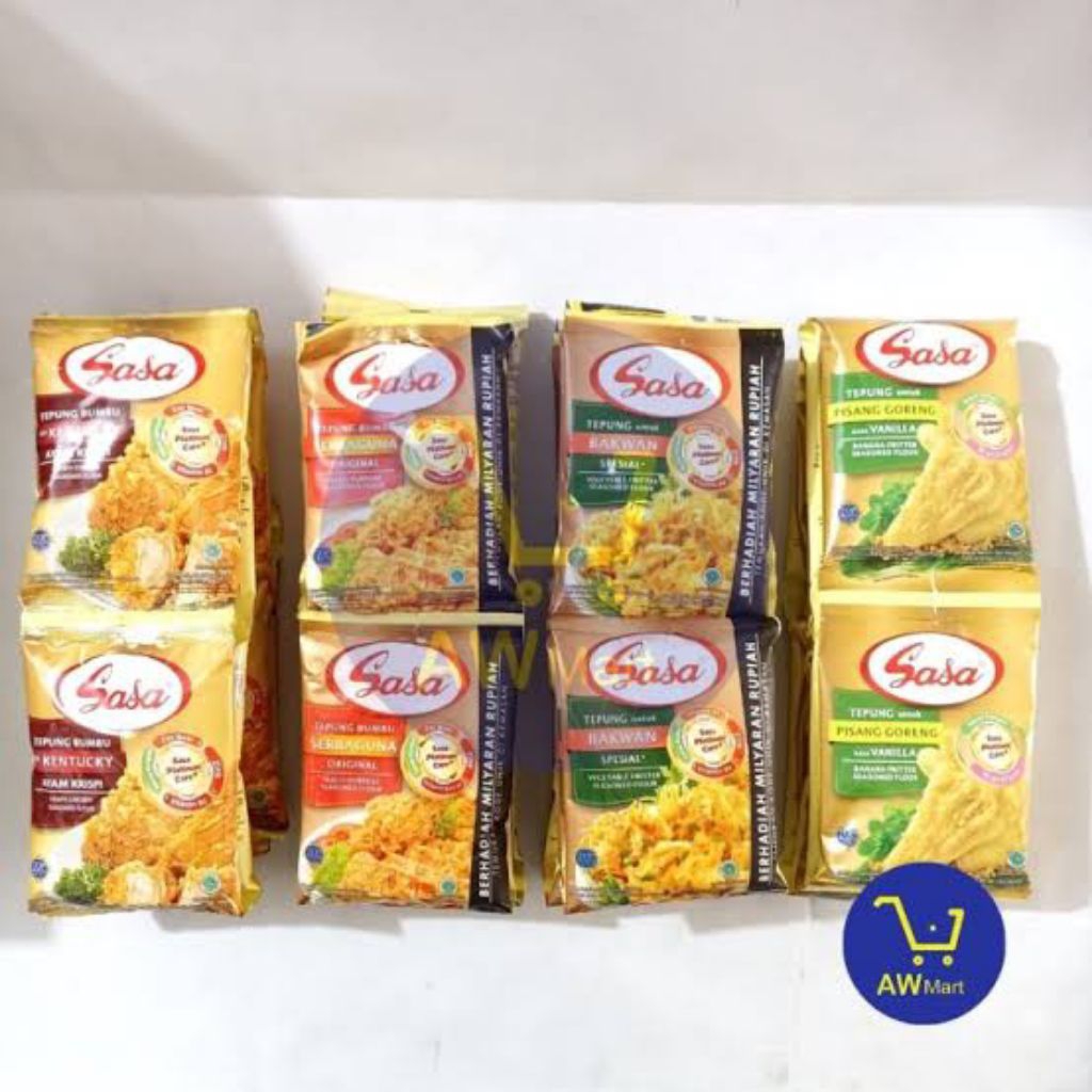 

ECER SASA TEPUNG BUMBU KENTUCKY | SERBAGUNA | BAKWAN NETTO 75 GR murmer