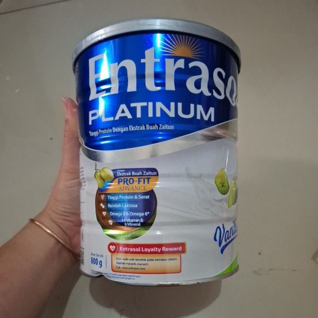 

Entrasol Platinum Vanila 800gr
