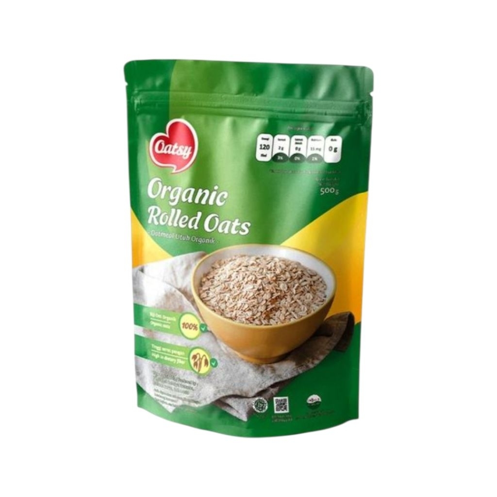 

Oatsy Organic Roller Oat 500gr (Single Pack)
