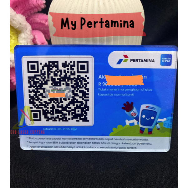 

MY PERTAMINA/BARCODE MY PERTAMINA/MY PERTAMINA AKRILIK