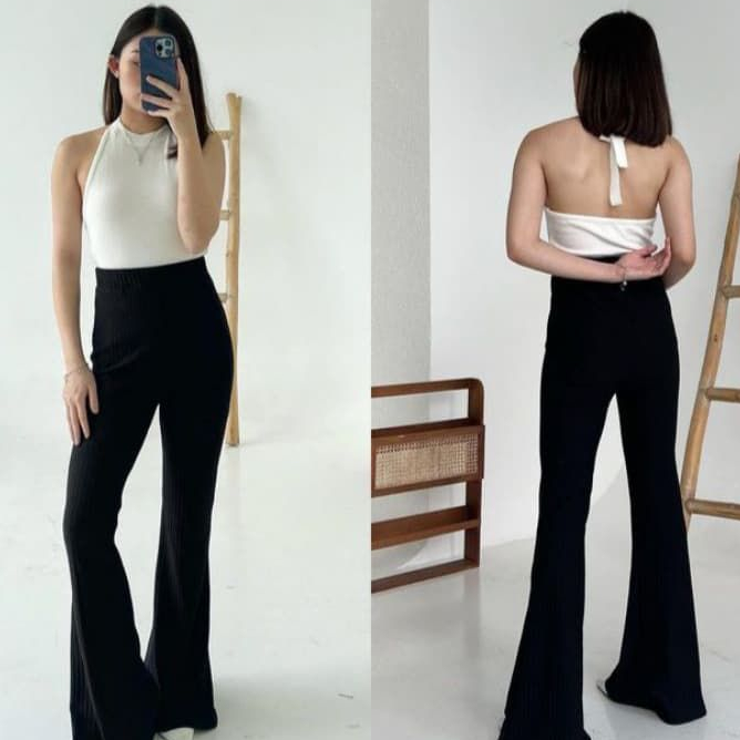 SUGA Flare Pants // Highwaist pants // Lokal By FX