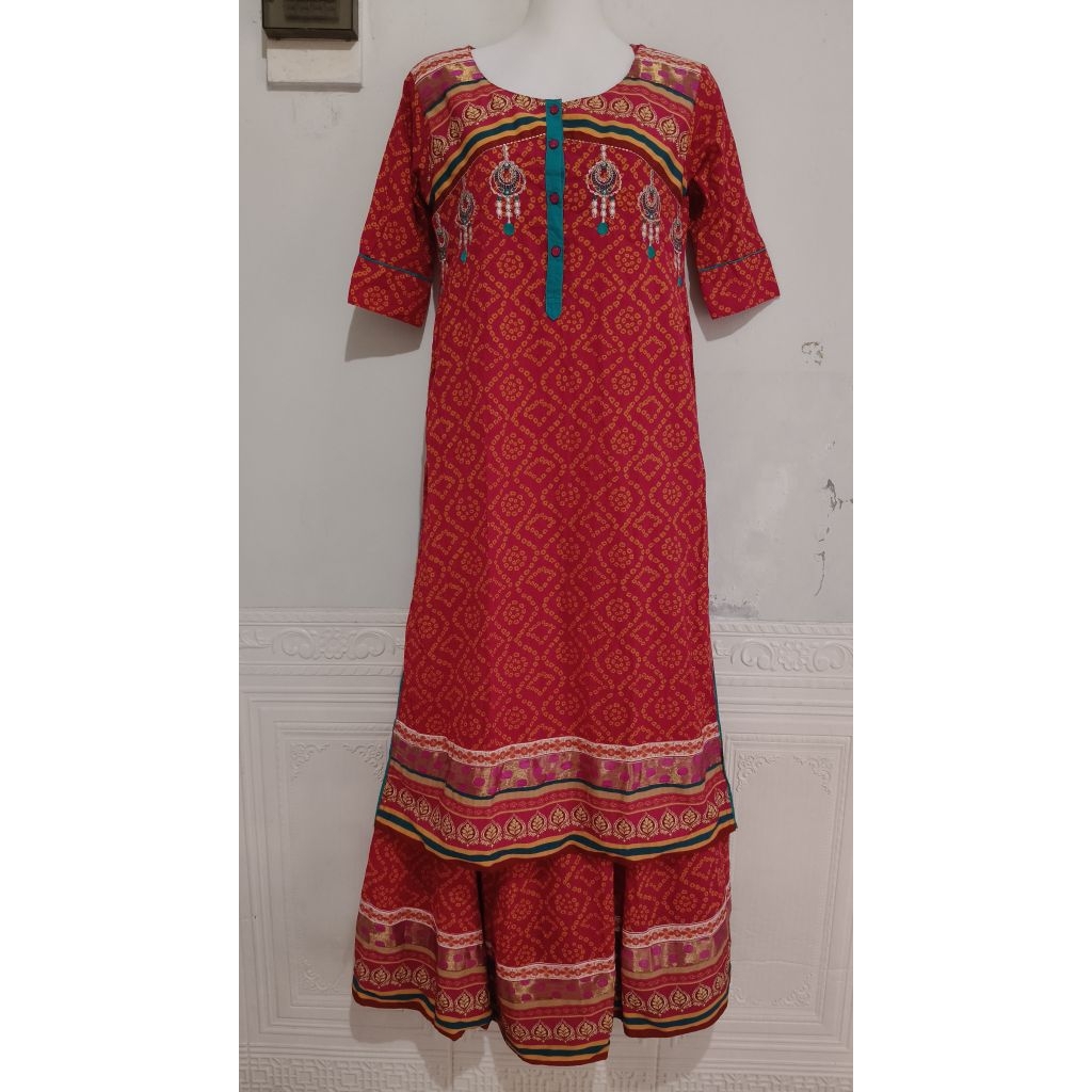 BAJU INDIA/ANARKALI KURTI (2IN1) MEGAR PL